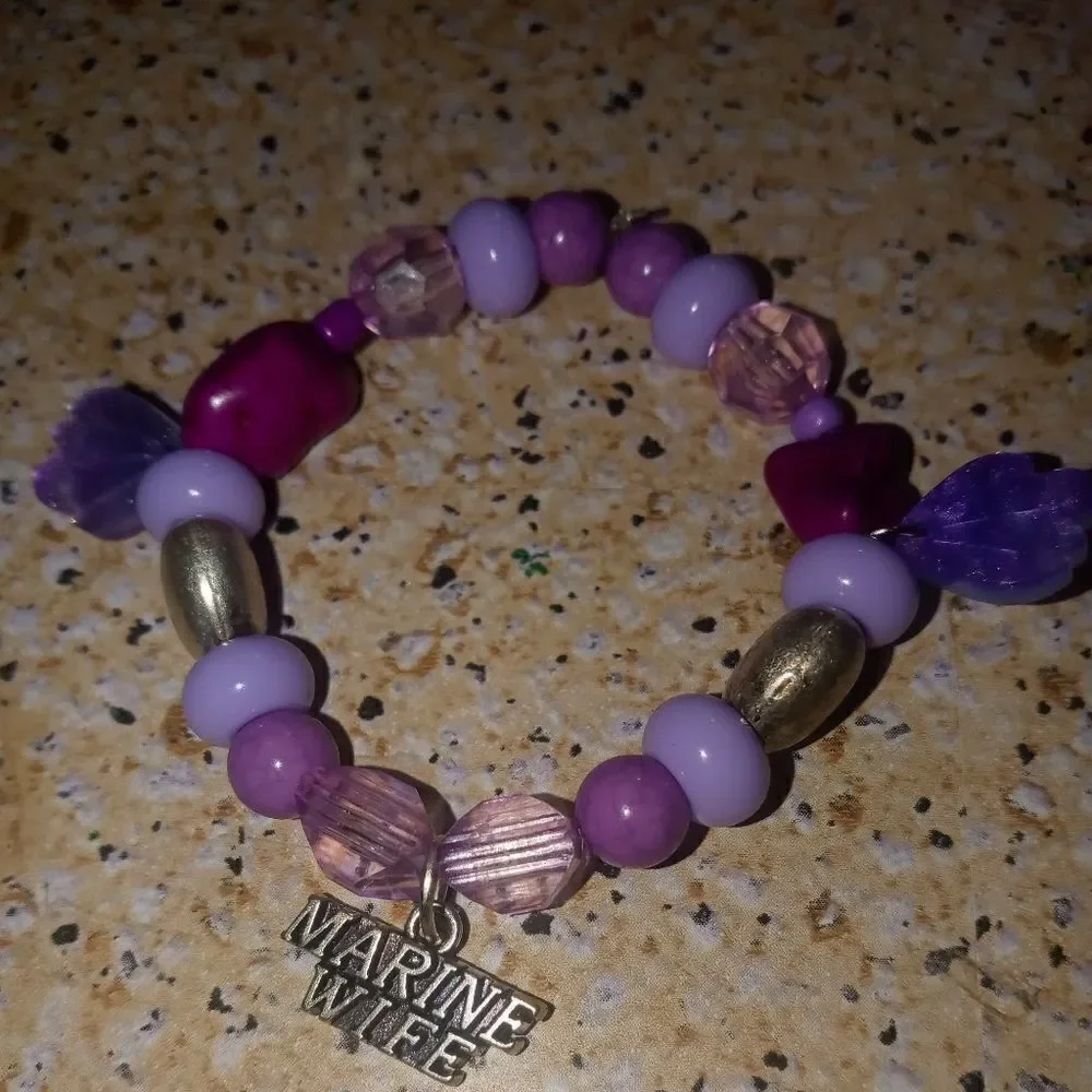 Marine wife bracelet